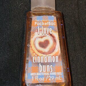 Bath Body Works Pocketbac I Love Cinnamon Buns Hand Sanitizer 1 Oz RARE BBW